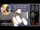 Beginners Guitar Lessons : "Minor Chords - Exercise 1 : Am / Dm / Em"