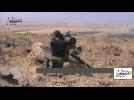 Rebel groups attack Syrian regime targets in north, air strikes hit Douma - eyewitness video