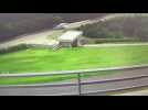 Single engine plane makes emergency landing on Brazilian runway