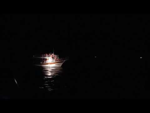 Turkish Coast Guard rescue hundreds of migrants trying to reach Greece, including baby