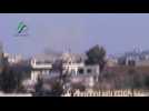 Town of Talbiseh bombed - social media
