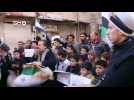 Anti-government protestors rally across Syria amid ceasefire -amateur video