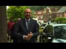 Belgium's King and Prime Minister visit train crash site