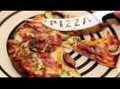 Watch video of Concentré De Tomates, Courgette, Champignons, Fromages : étalez Le Tout Avec Amour Sur Une Quesadilla, Et Dix Minutes Plus Tard, Savourez Votre Première Pizzadilla. Une Recette à Retrouver Dans La Vidéo En Tête De Cet Article. - Pizzadilla, la pizza des impatients - Label : Huffington Post - C'est La Vie -