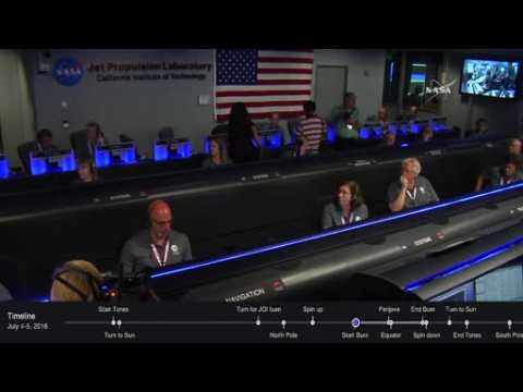 NASA's Juno spacecraft loops into orbit around Jupiter