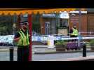 People lay flowers in slain British MP's home village