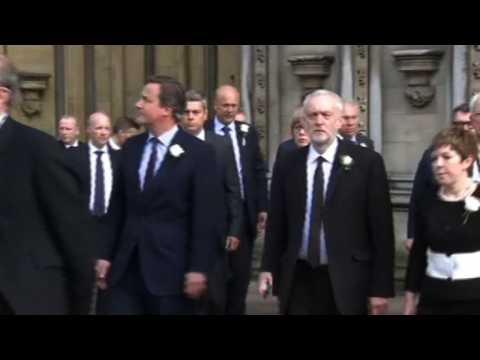 Service of Remembrance in Westminster church for Jo Cox