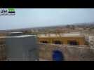 Air strikes hit rebel-held areas around Aleppo - amateur video