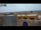 Air strikes hit rebel-held areas around Aleppo - amateur video