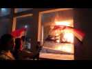 Furious protesters set fire to Paraguay’s congress