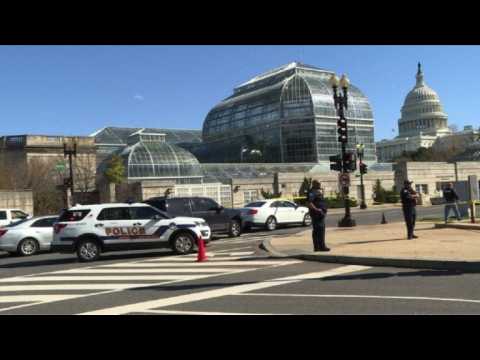 Capitol security on guard after woman drove into police vehicle
