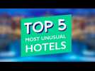 Watch video of  - TOP 5 UNUSUAL HOTELS - Label : Ebookids.com -