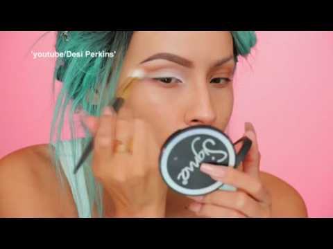 Melting skull make-up sweeps social media