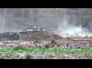 Government forces clash with rebels in western Aleppo