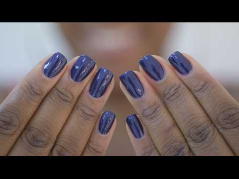 How to create a classic dark manicure