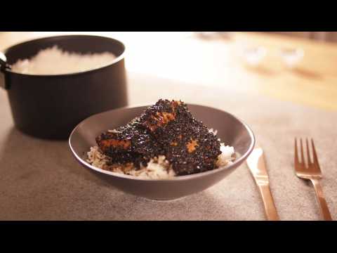 John Whaite’s 5 ingredient sticky black sesame chicken
