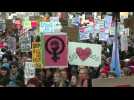 Londoners march against Trump