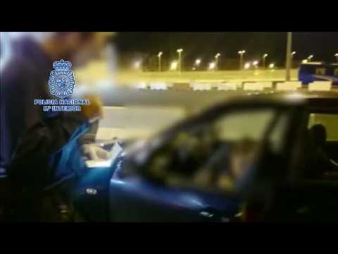 Spanish police find man hidden in car boot trying to cross border