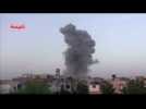 Syrian army and Russian jets target rebel towns north of Homs
