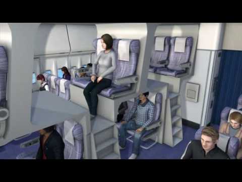Airbus lodges patent for ‘stacked’ airline passenger seating
