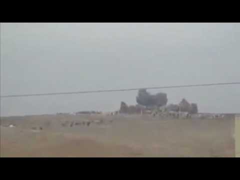 Amateur vides shows aftermath of Russian strikes in Idlib and Homs