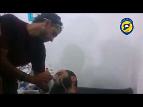 Rescuers say toxic gas dropped on Syrian town where Russian helicopter shot down