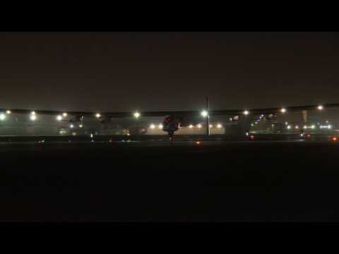 Solar plane completes historic round-the-world trip