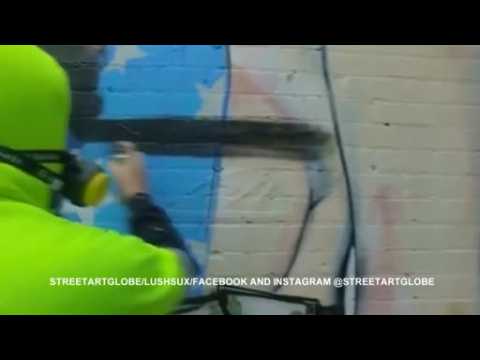 Hillary Clinton mural in Australia gets a makeover