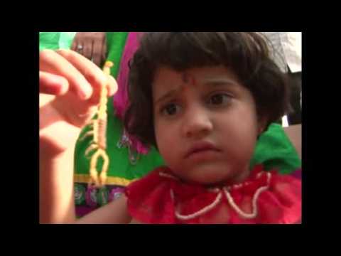 Indian villagers get up close and personal with scorpions