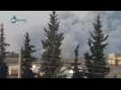 Syrian conflict rages on amidst UN peace talks - amateur video