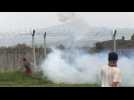 Macedonia police tear gas migrants on Greek border