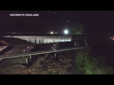 Bridge in Plympton demolished
