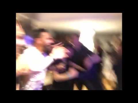 Leicester City players celebrate Premier League title at Jamie Vardy's house