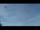 Air raids hit east of Damascus - amateur video