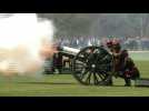 Gun salute marks Queen Elizabeth II's 90th birthday