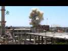 Air strikes target Syria's Homs and Douma provinces - amateur video