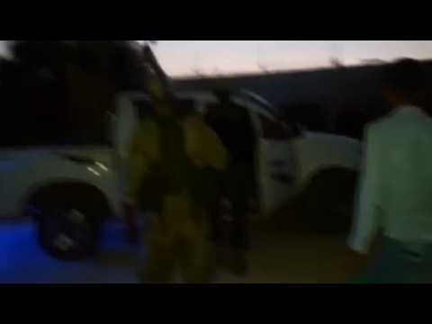 Syrian rebels enter Turkey for assault on Islamic State - amateur video