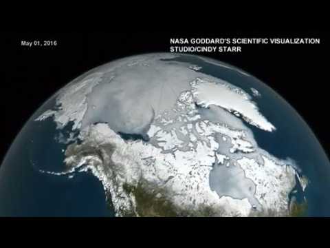 NASA video shows Arctic Sea ice melt