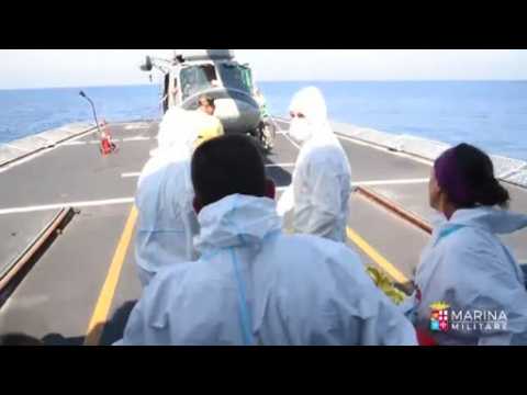 Italian coastguard says 2,700 migrants rescued, 15 dead, in one day