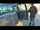 Baby Andean condor released back to the wild wild in Bolivia