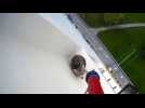 Dizzying cat rescue video gets 900 000 views