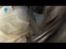 Toddler rescued from rubble in Alleppo - amateur video