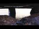 Beautiful scenery meet tasty food in beach cooking video