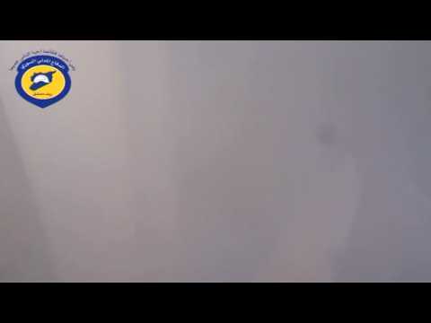 Children rescued from building in Douma after air strikes - amateur video