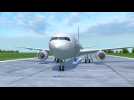 Plane catches fire during takeoff at Florida airport