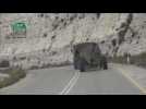 Syria rebels target Russian airbase - amateur video
