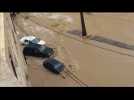 Amateur video shows havoc caused by floods in Jordan