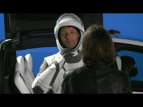 SpaceX: French astronaut Thomas Pesquet bids farewell to his partner