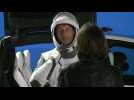 SpaceX: French astronaut Thomas Pesquet bids farewell to his partner