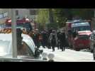 Man shot dead after stabbing police officer to death near Paris
